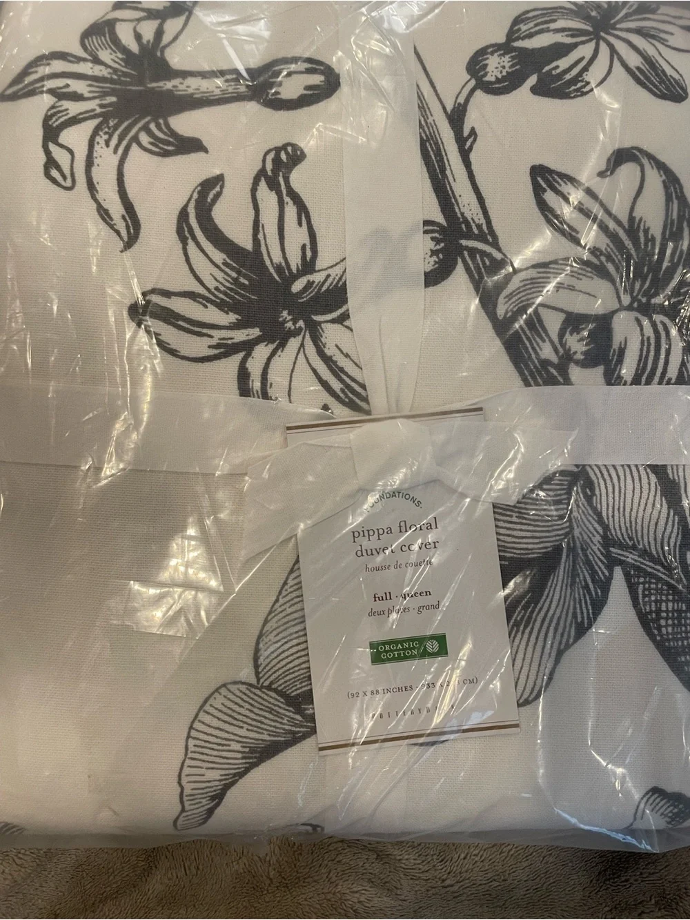 Pottery Barn Pippa Floral Duvet and Shams